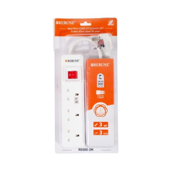 توصيلة كهربائية 3 منافذ 3M