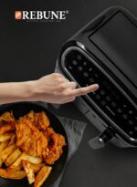 قلاية هوائية حوضين 1400W - 9L - الصورة 4