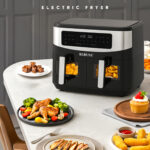 ⁦قلاية هوائية حوضين 1450W - 9L⁩ - الصورة ⁦3⁩