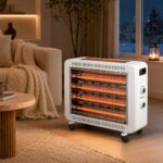 دفاية كوارتز 4 شمعات اتجاهين 2400W - الصورة 2